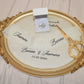 Ivory Vintage Velvet Ring Tray