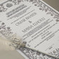 Pearl Embellished Nikkah Certificate - SILVER GREY