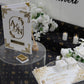 Rectangular Pearl Embellished Ring Tray with handles