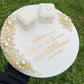 Pearl Embellished Ring Tray