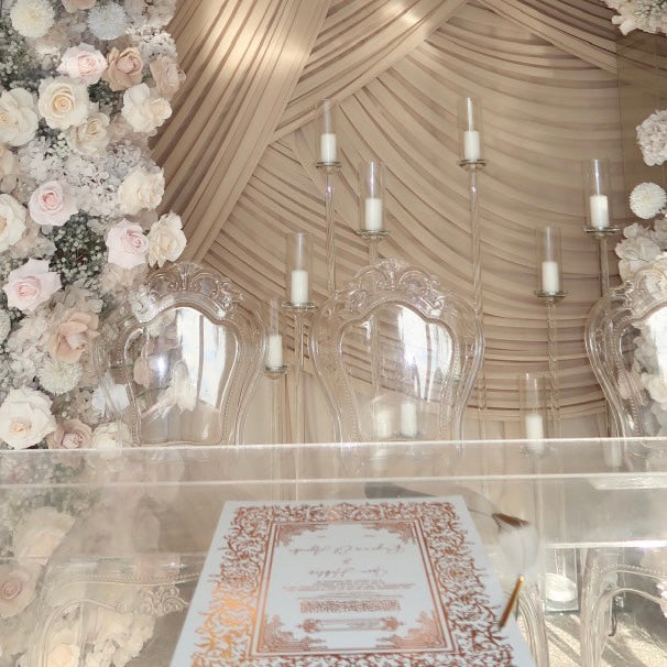 Foiled Nikkah Certificate - Style 1