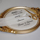 Ivory Vintage Velvet Ring Tray