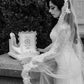 Vintage Lace Embellished Wedding Display Invitation