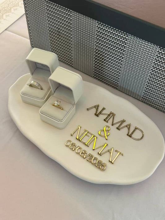 Minimalistic White Ring Tray