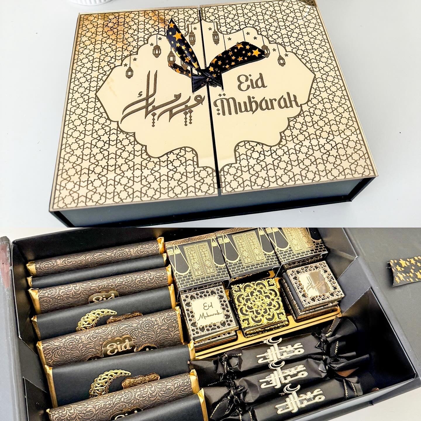 LUX EID CHOCOLATE GIFT BOX WITH GIFT BAG (BLACK)