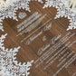 Vintage Lace Wooden Nikkah Certificate