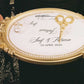 Ivory Vintage Velvet Ring Tray