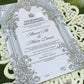 Vintage Pearl Embellished Nikkah Certificate