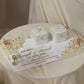 Rectangular Pearl Embellished Ring Tray with handles