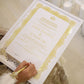Foiled Nikkah Certificate - Style 4