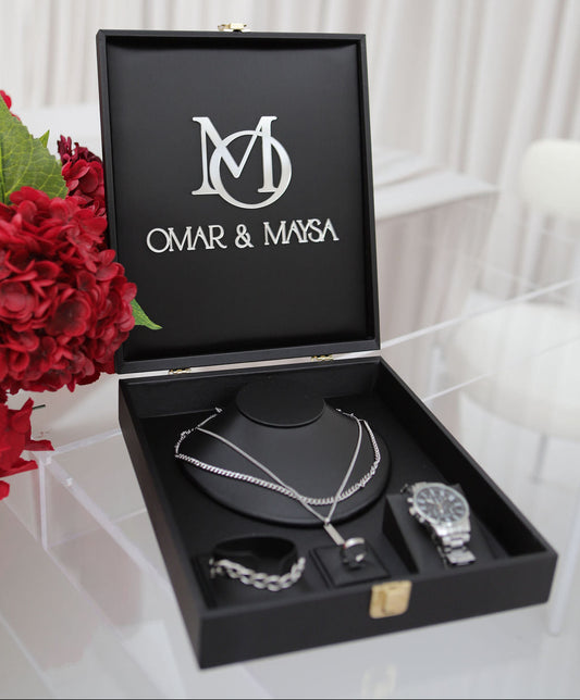 WM BLACK JEWELLERY DISPLAY BOX | HIS DISPLAY