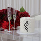 Personalised Cake Cutting Set with 2x Flutes