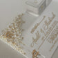 Rectangular Pearl Embellished Ring Tray with handles