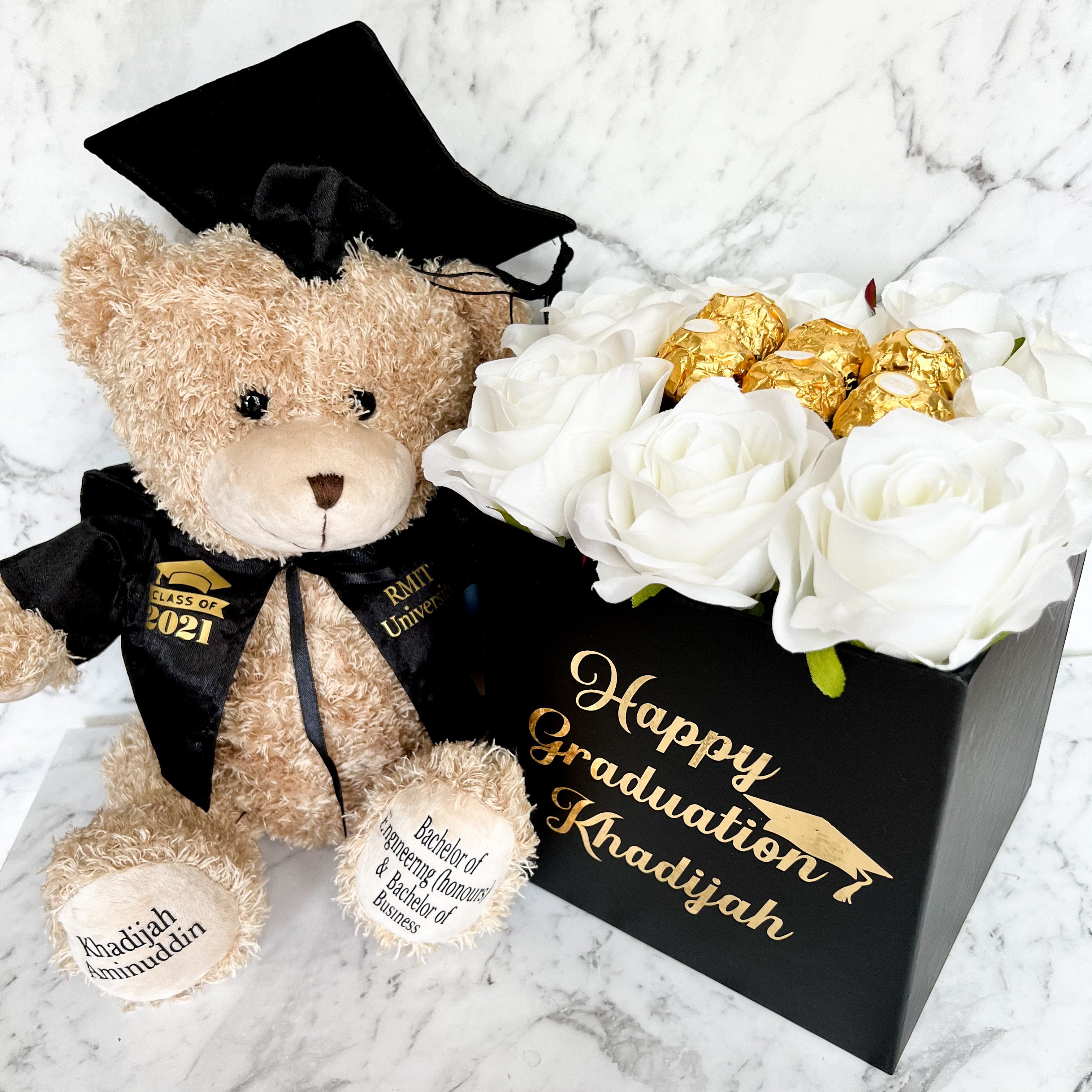 Personalised graduation teddy on sale