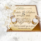 WM Simplistic Gold Ring Tray / engagement, nikkah, wedding