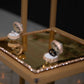 WM Simplistic Gold Ring Tray / engagement, nikkah, wedding