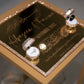 WM Simplistic Gold Ring Tray / engagement, nikkah, wedding